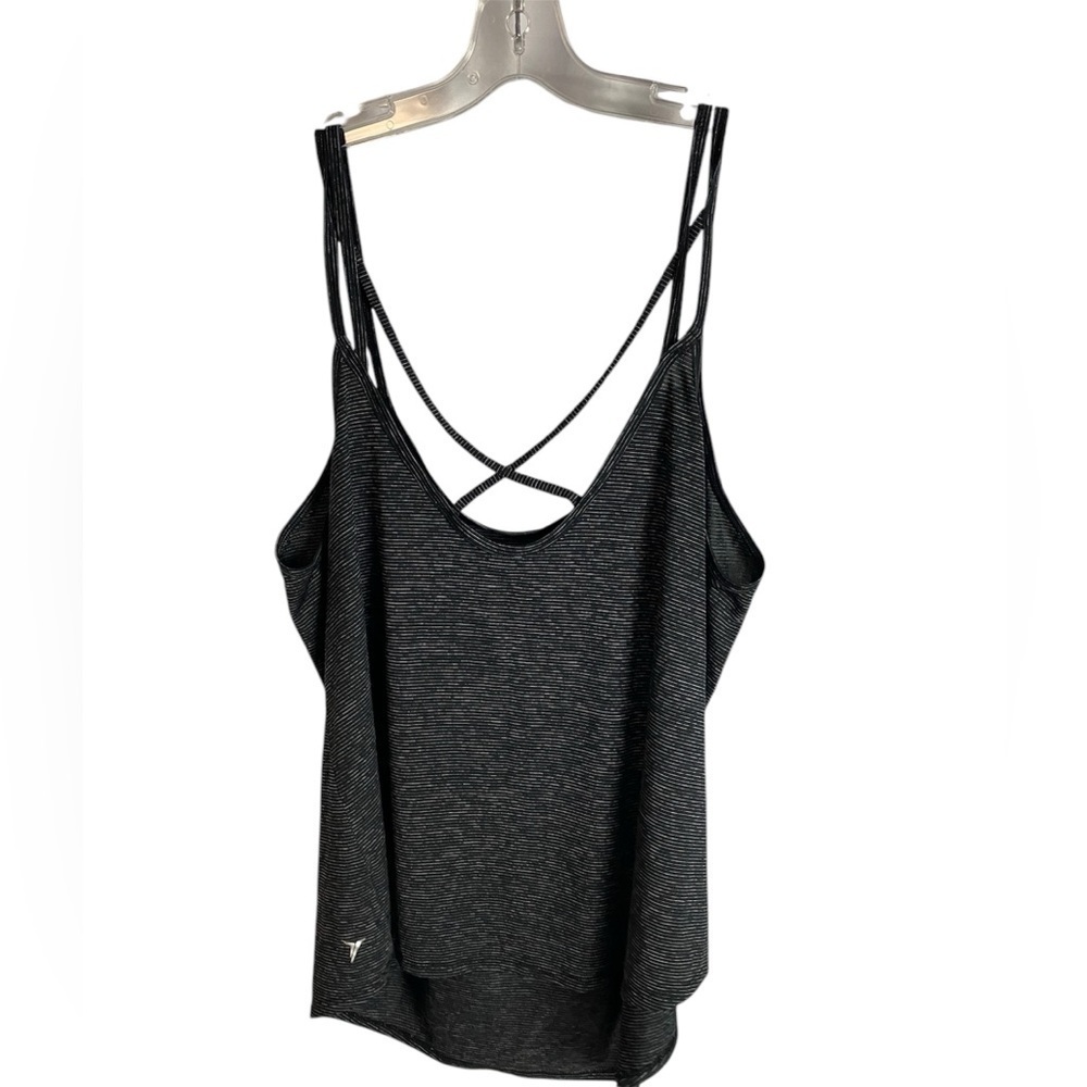 Women's Black Strappy Top
